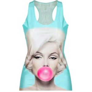 Classic In Style Marylyn Monrow Bubble Yum Shirit